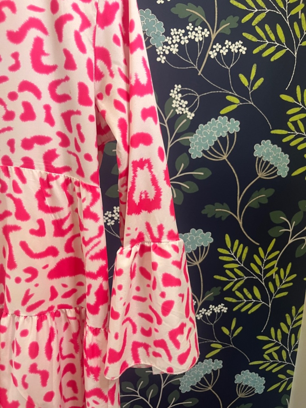 3 Piece Resort Dress Bundle – Pink Leopard + Paisley + Yellow Stripe Size M - Picture 8 of 15